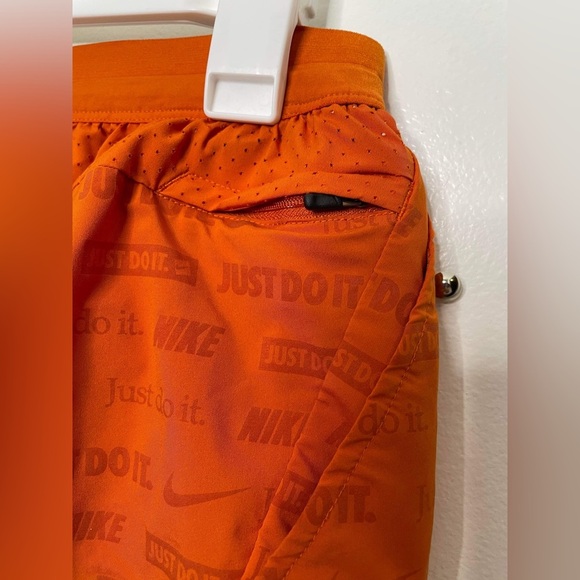Orange Nike dry, fit, swimming trunks, size small - Picture 8 of 8